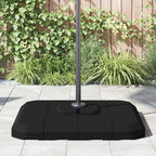 Base para Paraguas de Brazo Oscilante Negro 98 x 98 x 98 cm