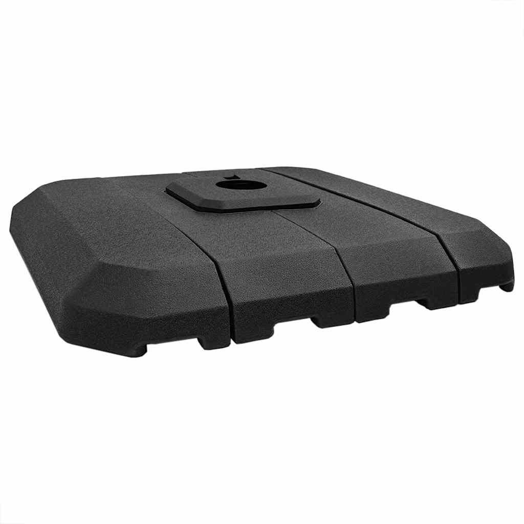 Base para Paraguas de Brazo Oscilante Negro 98 x 98 x 98 cm