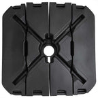 Base para Paraguas de Brazo Oscilante Negro 98 x 98 x 98 cm