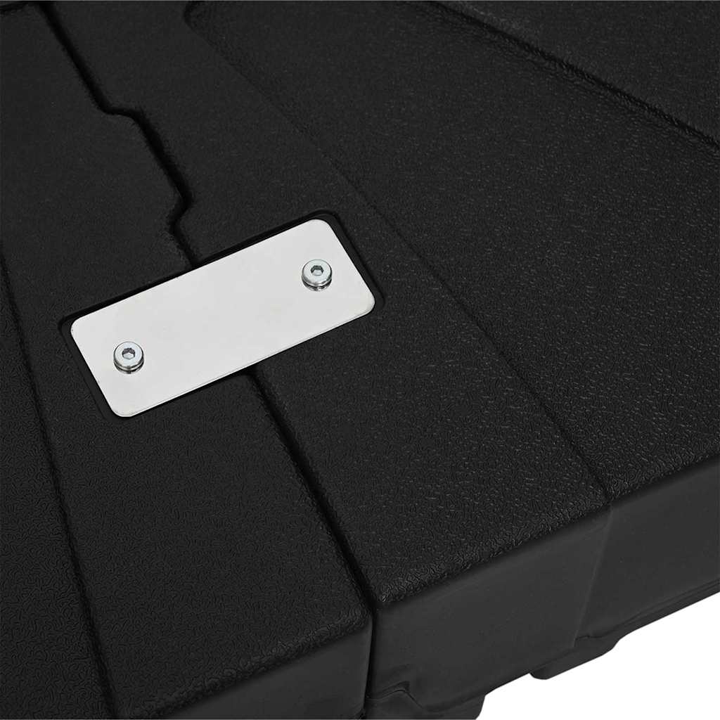 Base para Paraguas de Brazo Oscilante Negro 86 x 86 x 19 cm