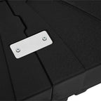 Base para Paraguas de Brazo Oscilante Negro 86 x 86 x 19 cm