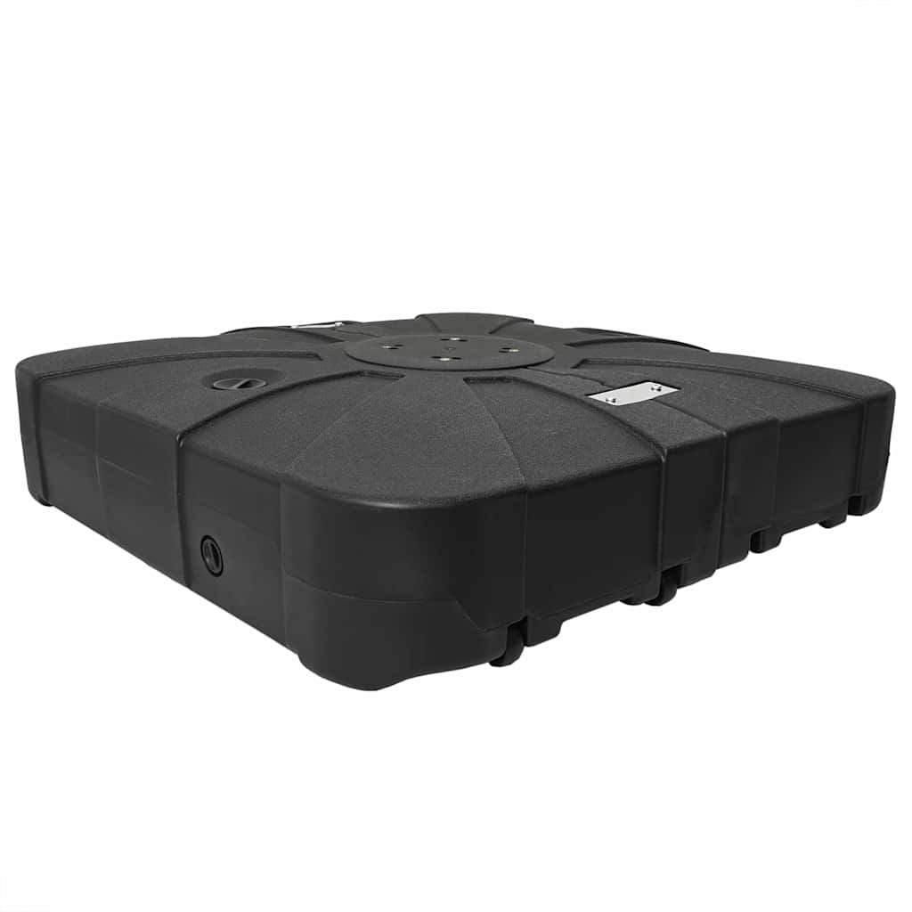 Base para Paraguas de Brazo Oscilante Negro 86 x 86 x 19 cm
