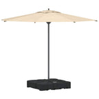 Base para Paraguas de Brazo Oscilante Negro 86 x 86 x 19 cm