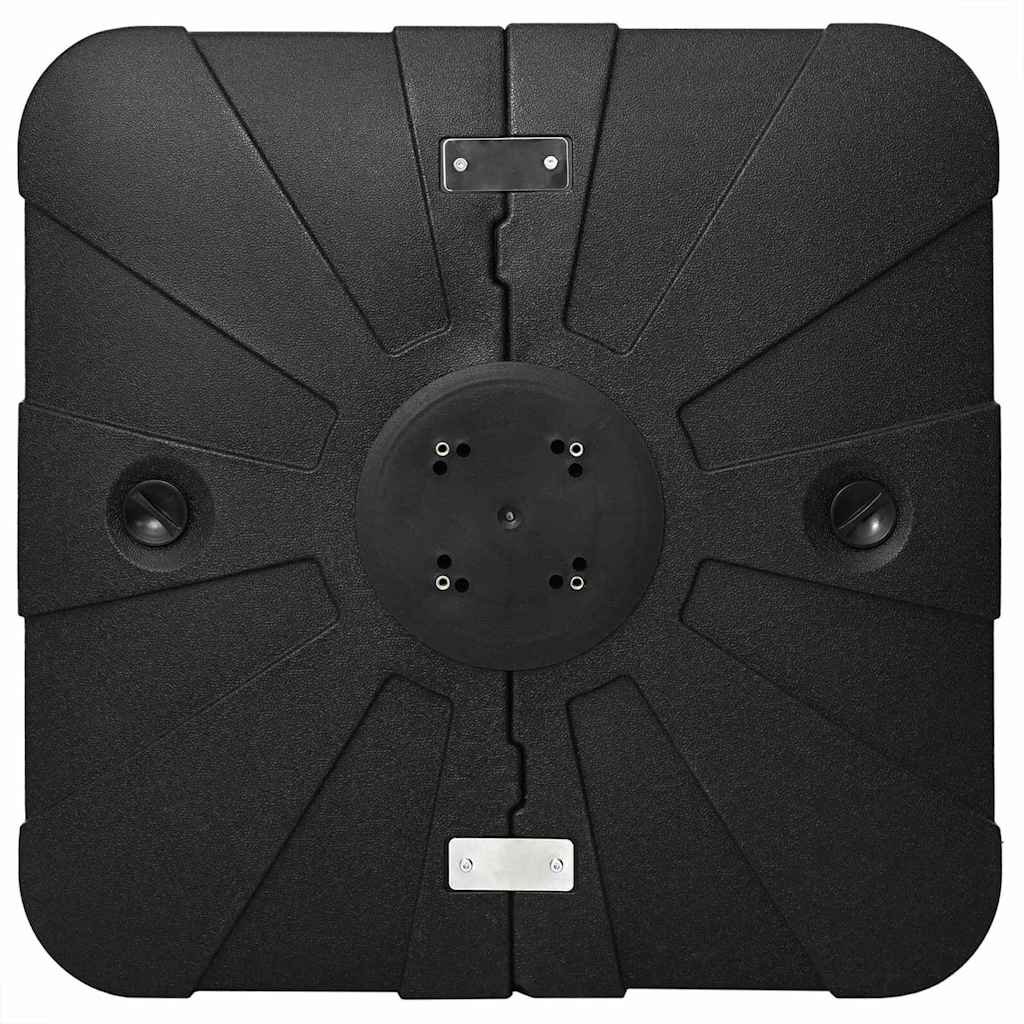 Base para Paraguas de Brazo Oscilante Negro 86 x 86 x 19 cm