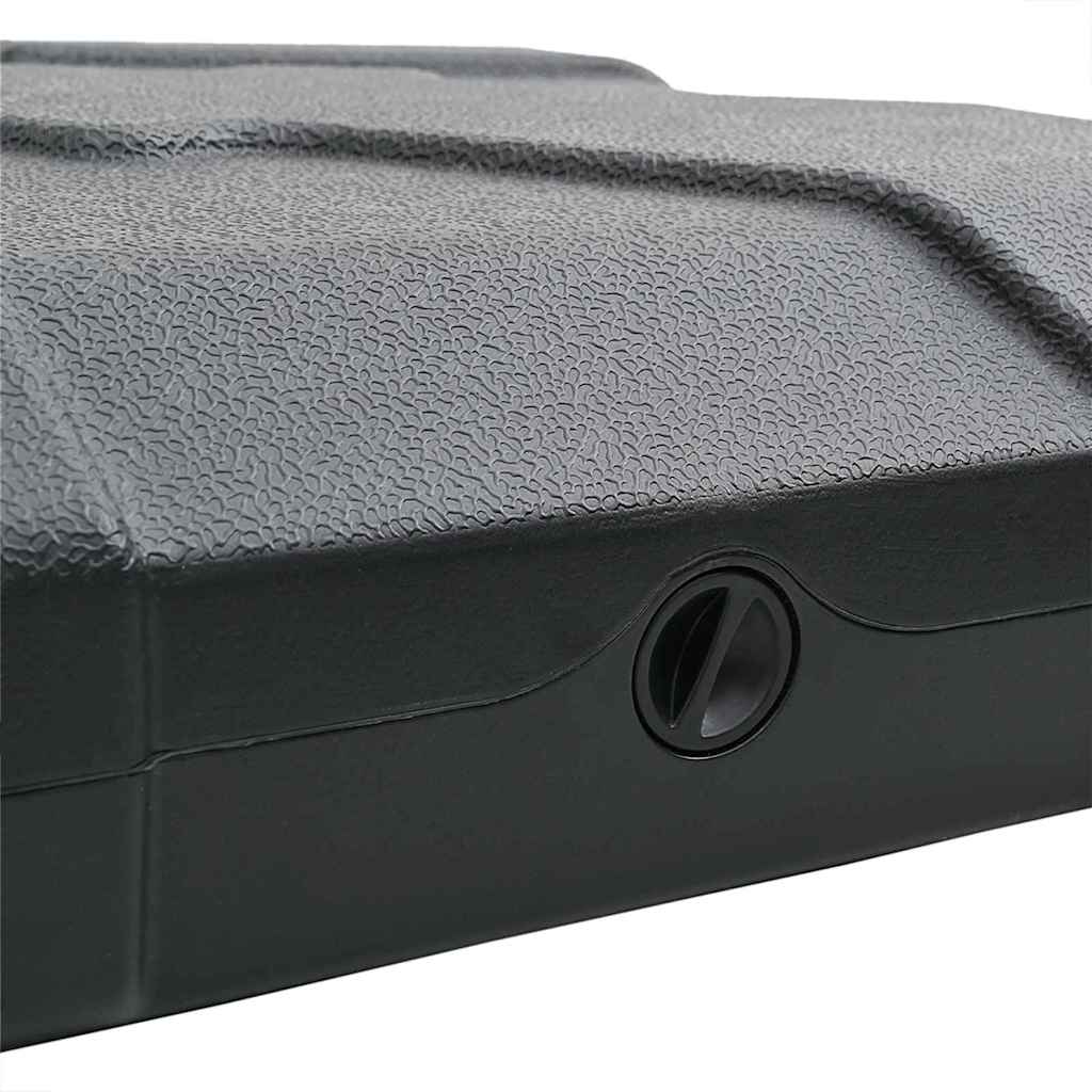 Base para Paraguas de Brazo Oscilante Negro 88,5 x 88,5 x 12 cm