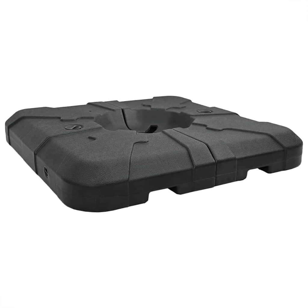 Base para Paraguas de Brazo Oscilante Negro 88,5 x 88,5 x 12 cm