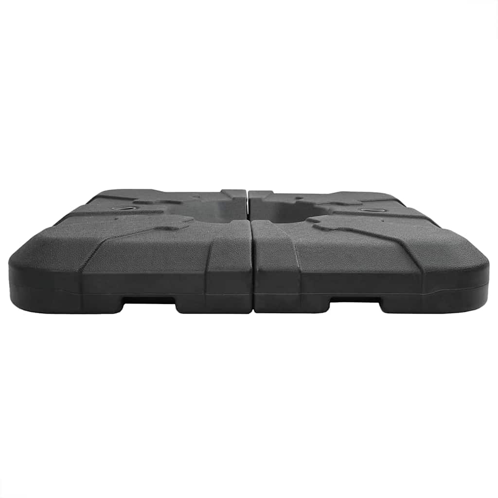 Base para Paraguas de Brazo Oscilante Negro 88,5 x 88,5 x 12 cm