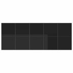 Conjunto de Comedor de Jardín 11 pcs Negro Acero