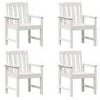 Silla de Jardín 4 pcs 65.5 x 59 x 88 cm Polietileno