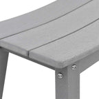Juego de Bar en el Jardín 3 pcs Gris Claro HDPE