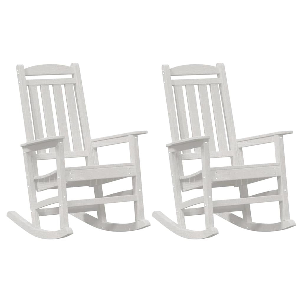 Mecedora 2 pcs 92 x 70 x 108 cm Polietileno