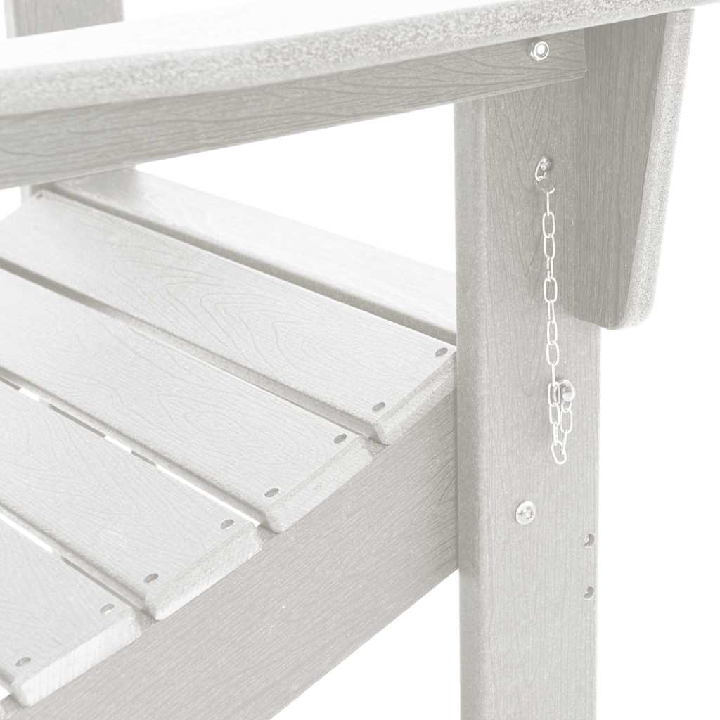 Silla de Jardín 2 pcs 80.5 x 74.5 x 92 cm Polietileno