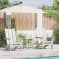 Cadeira de jardim 2 pcs 80.5 x 74.5 x 92 cm polietileno