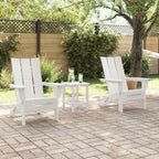Silla de Jardín 2 pcs 80.5 x 74.5 x 92 cm Polietileno