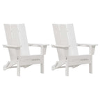 Silla de Jardín 2 pcs 80.5 x 74.5 x 92 cm Polietileno