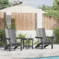 Cadeira de jardim 2 pcs 80.5 x 74.5 x 92 cm polietileno