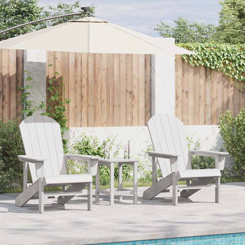Silla de Jardín 2 pcs 82 x 74 x 92 cm Polietileno