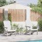 Cadeira de jardim 2 unidades 82 x 74 x 92 cm polietileno
