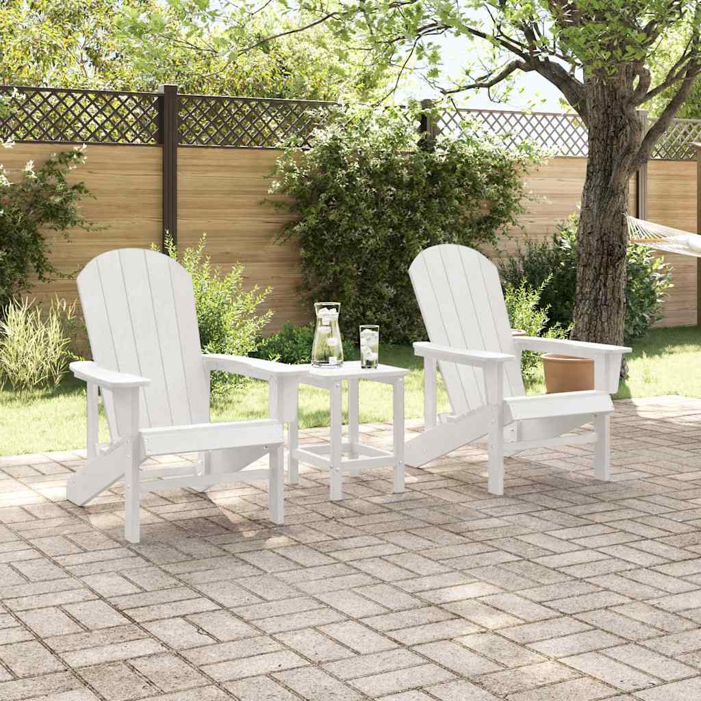 Silla de Jardín 2 pcs 82 x 74 x 92 cm Polietileno