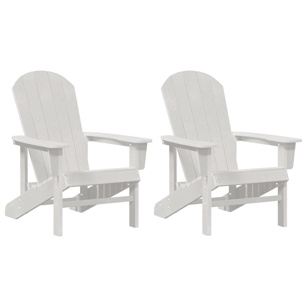 Silla de Jardín 2 pcs 82 x 74 x 92 cm Polietileno