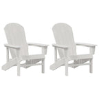 Silla de Jardín 2 pcs 82 x 74 x 92 cm Polietileno