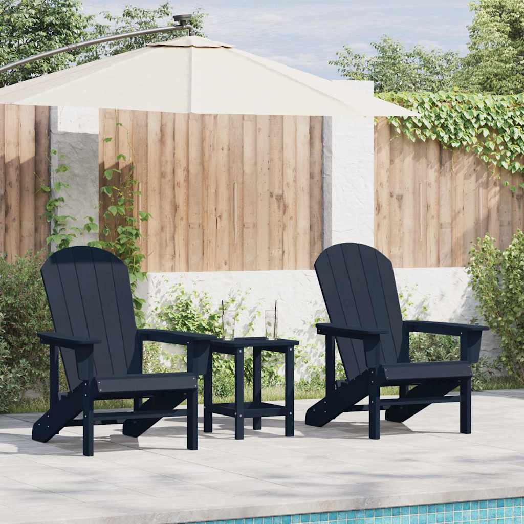 Silla de Jardín 2 pcs 82 x 74 x 92 cm Polietileno