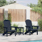 Cadeira de jardim 2 unidades 82 x 74 x 92 cm polietileno