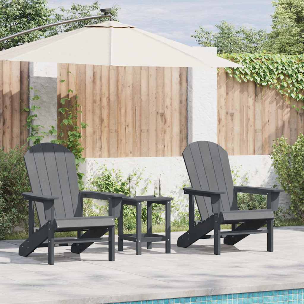 Silla de Jardín 2 pcs 82 x 74 x 92 cm Polietileno