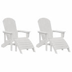 Silla de Jardín 2 pcs 83 x 74 x 92 cm Polietileno