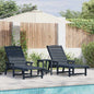 Tumbona 2 pcs 195,5 x 53 x 98,5 cm Polietileno