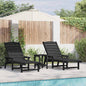 Tumbona 2 pcs 195,5 x 53 x 98,5 cm Polietileno