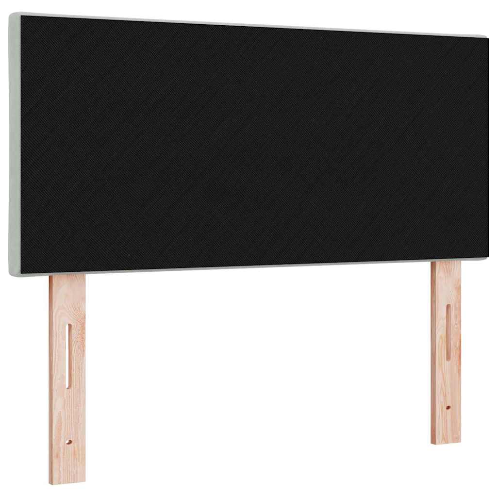 Cabecero Gris Claro 100 cm Terciopelo