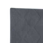Cabecero Gris oscuro 100 cm Terciopelo