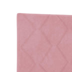 Cabecero Rosa 100 cm Terciopelo