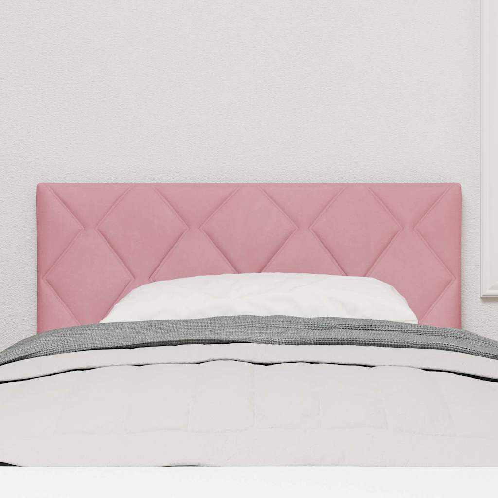 Cabecero Rosa 100 cm Terciopelo