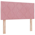 Cabecero Rosa 100 cm Terciopelo