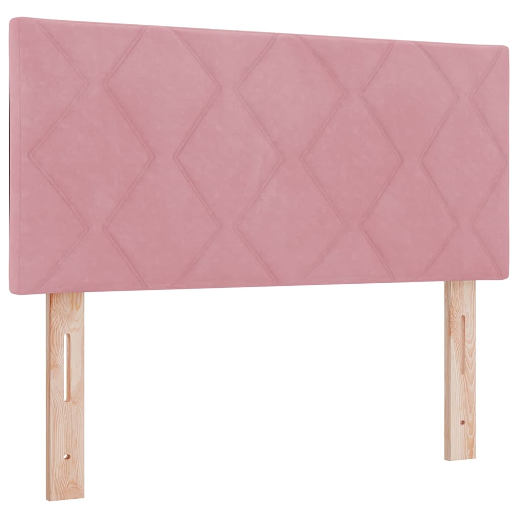 Cabecero Rosa 100 cm Terciopelo