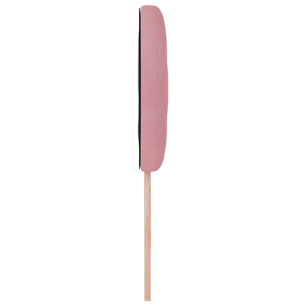 Cabecero Rosa 100 cm Terciopelo