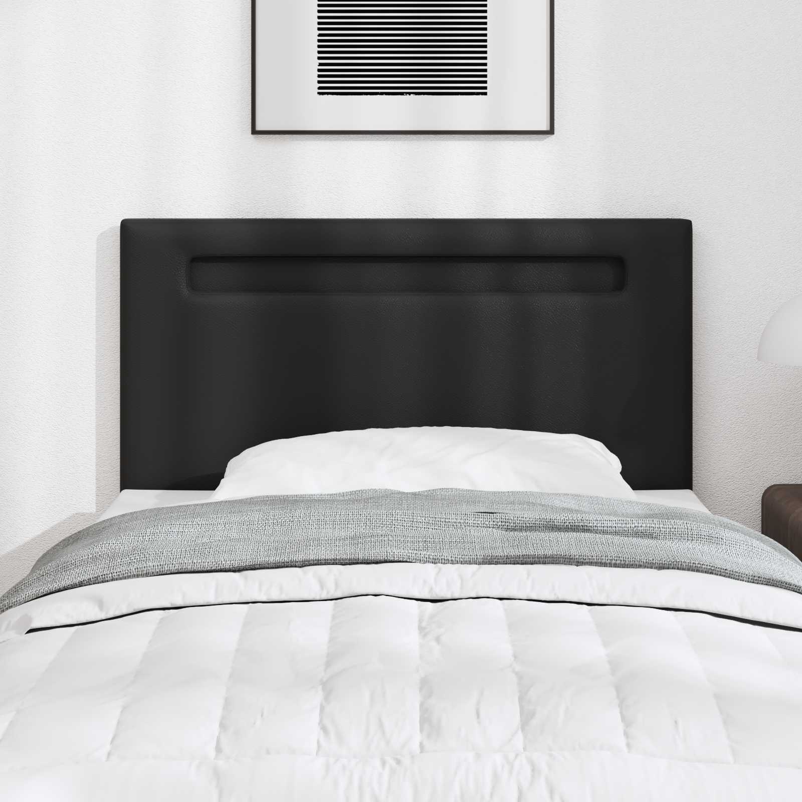 Cabecero LED 100 cm Cuero sintético