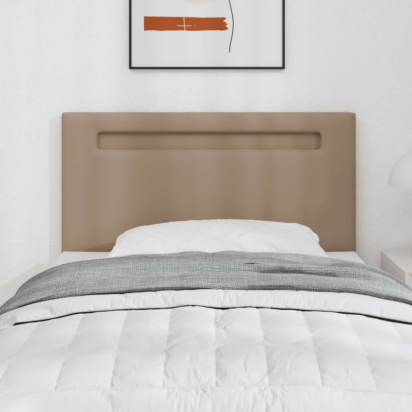 Cabecero LED 100 cm Cuero sintético