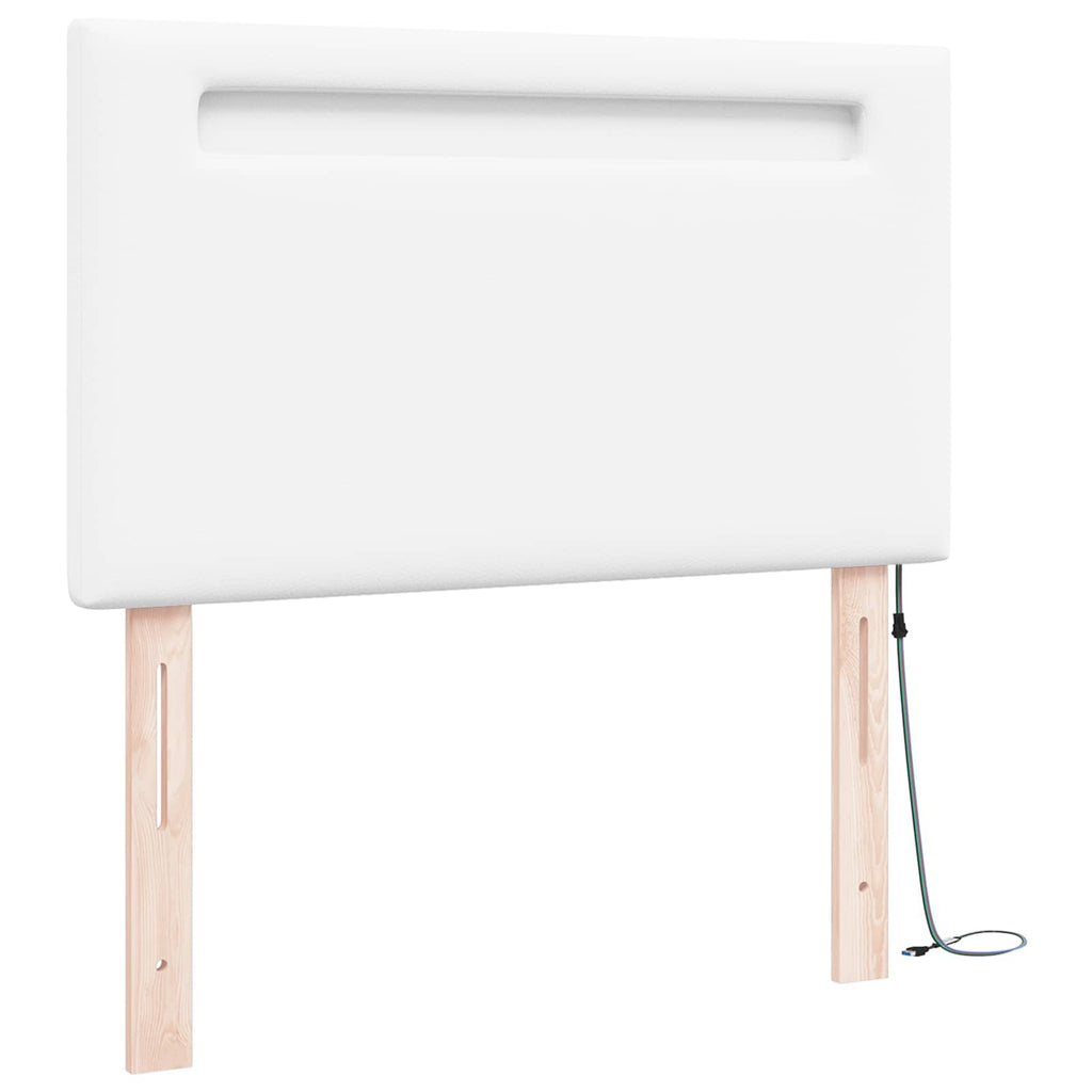 Cabecero LED 100 cm Cuero sintético