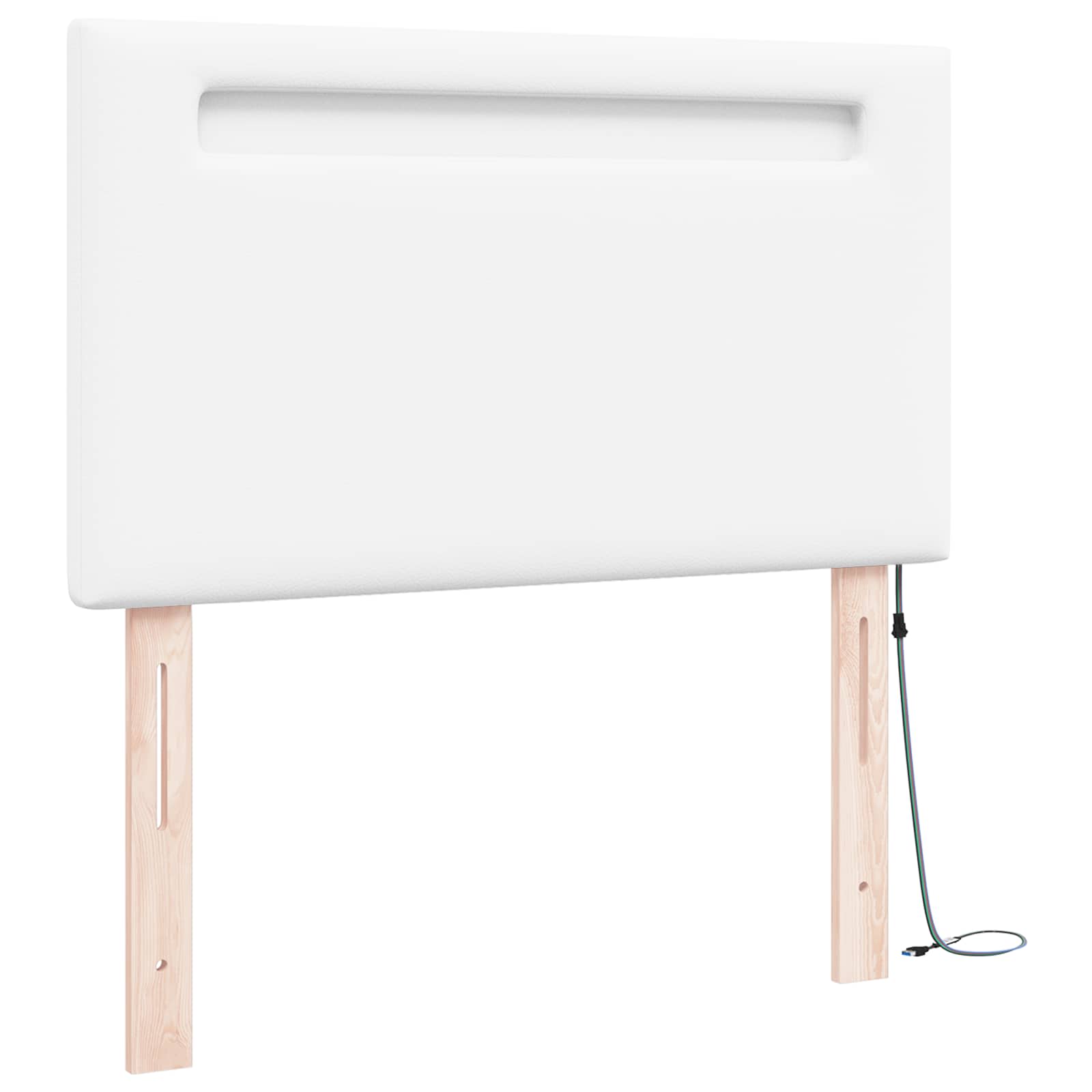 Cabecero LED 100 cm Cuero sintético
