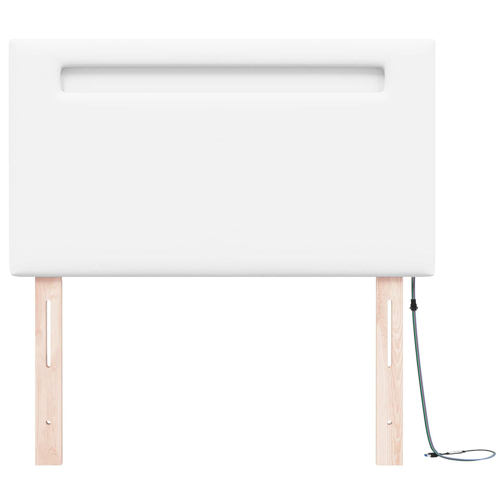 Cabecero LED 100 cm Cuero sintético