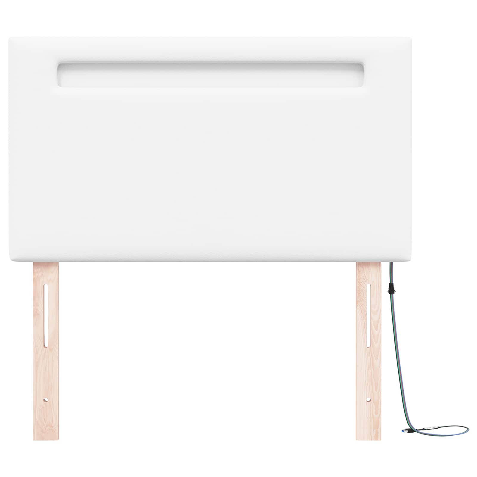 Cabecero LED 100 cm Cuero sintético