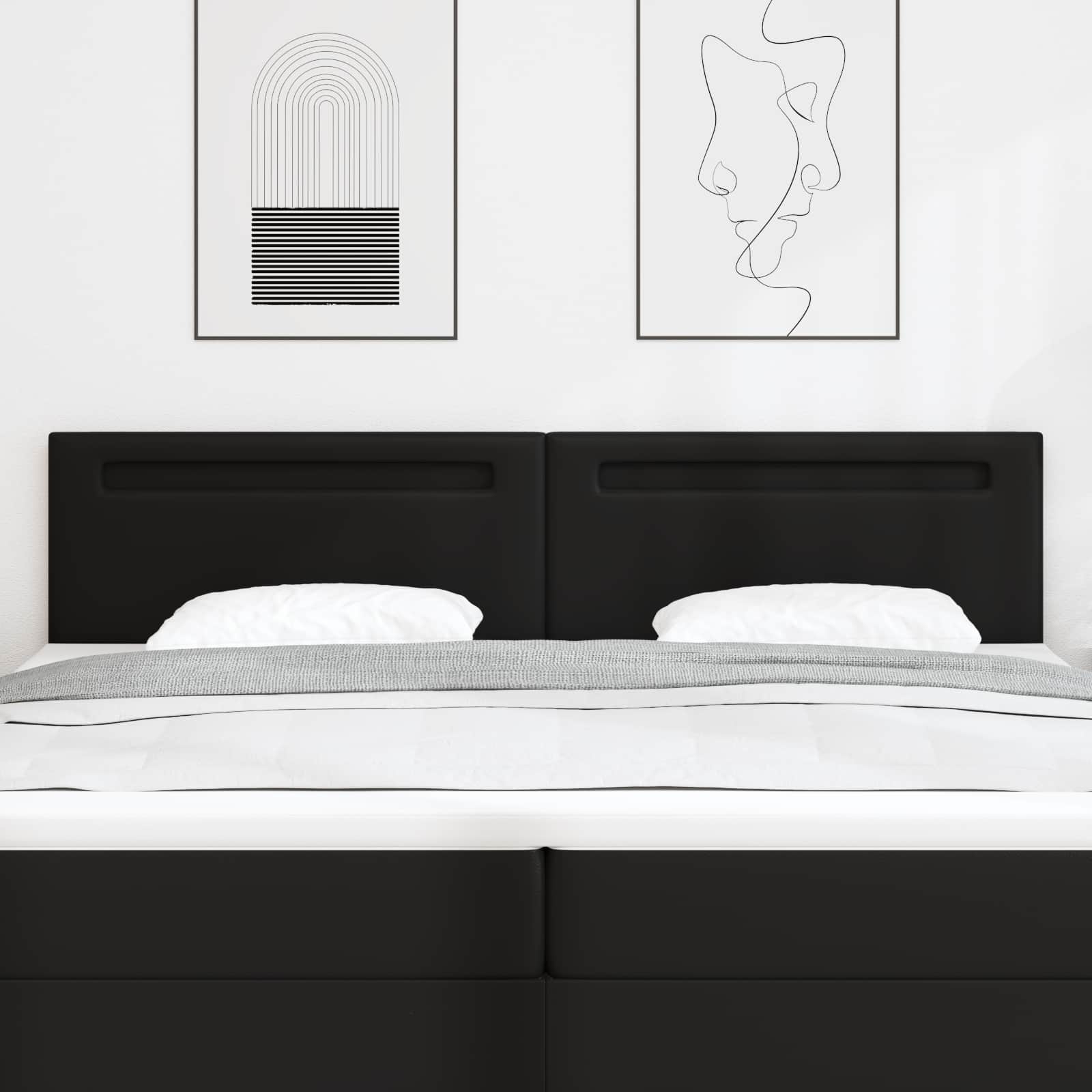 Cabecero LED 100 cm Cuero sintético