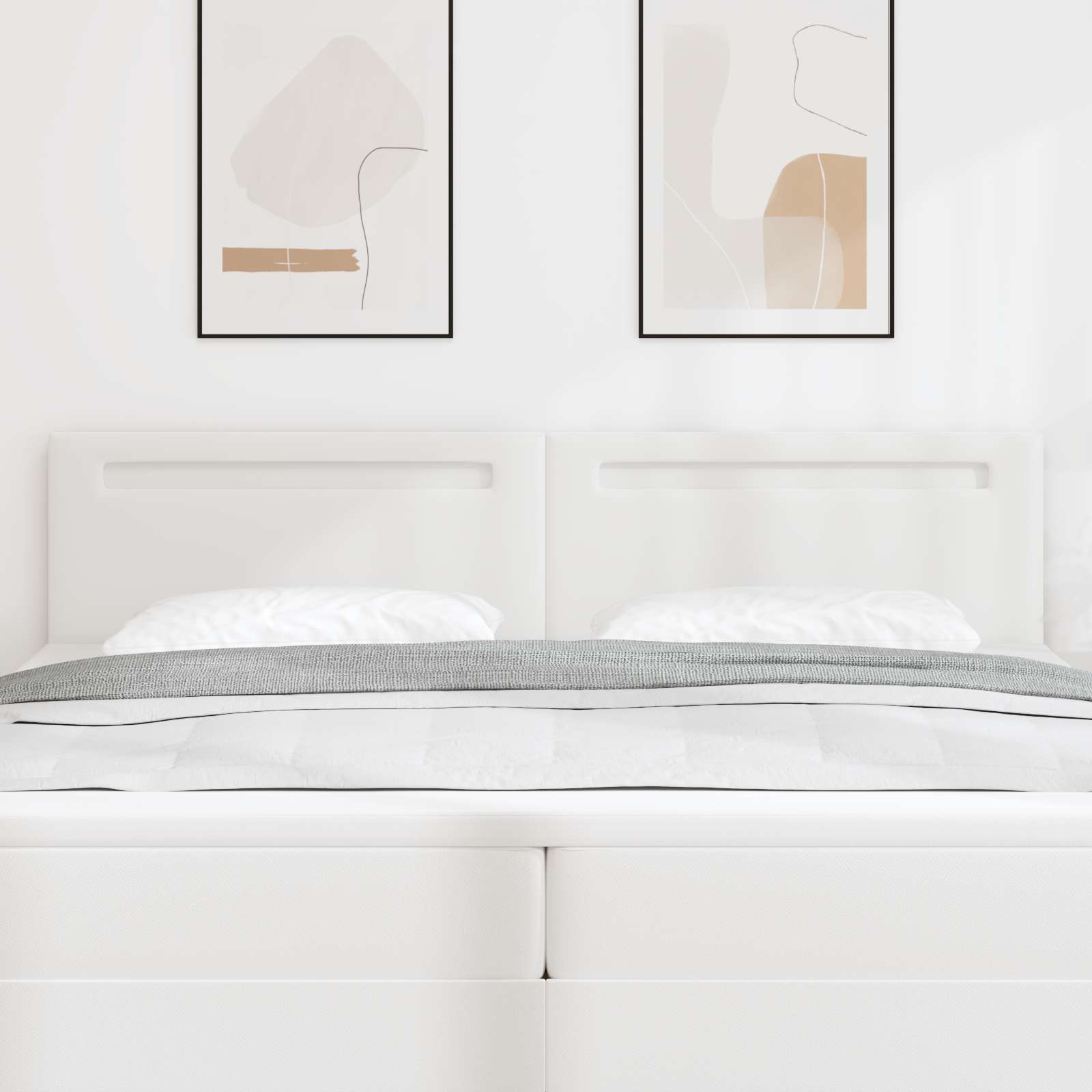 Cabecero LED 100 cm Cuero sintético
