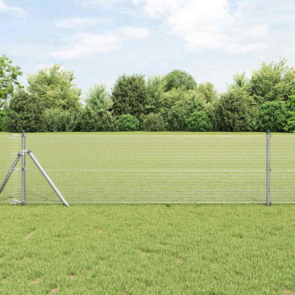 Gray Welded Wire Fence