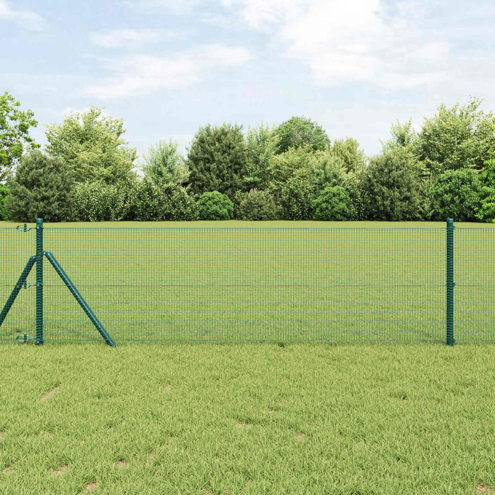 Gray Welded Wire Fence