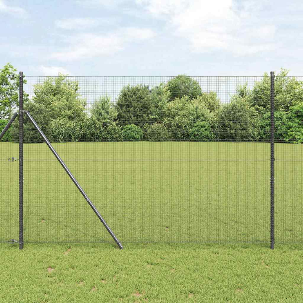 Gray Welded Wire Fence