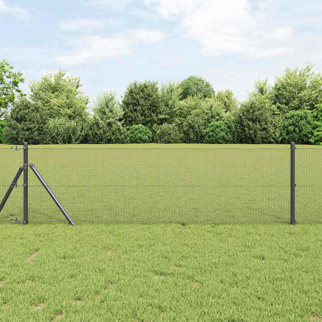 Gray Welded Wire Fence